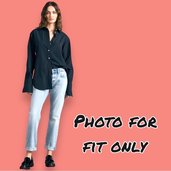 Originally White Hand Dyed NWT Rag & Bone The Dre Boyfriend Style Jeans. Size 28 - Picture 3 of 14